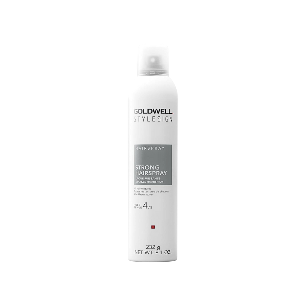 Aérosol Goldwell StyleSign Strong Hairspray 300 ml sur fond blanc