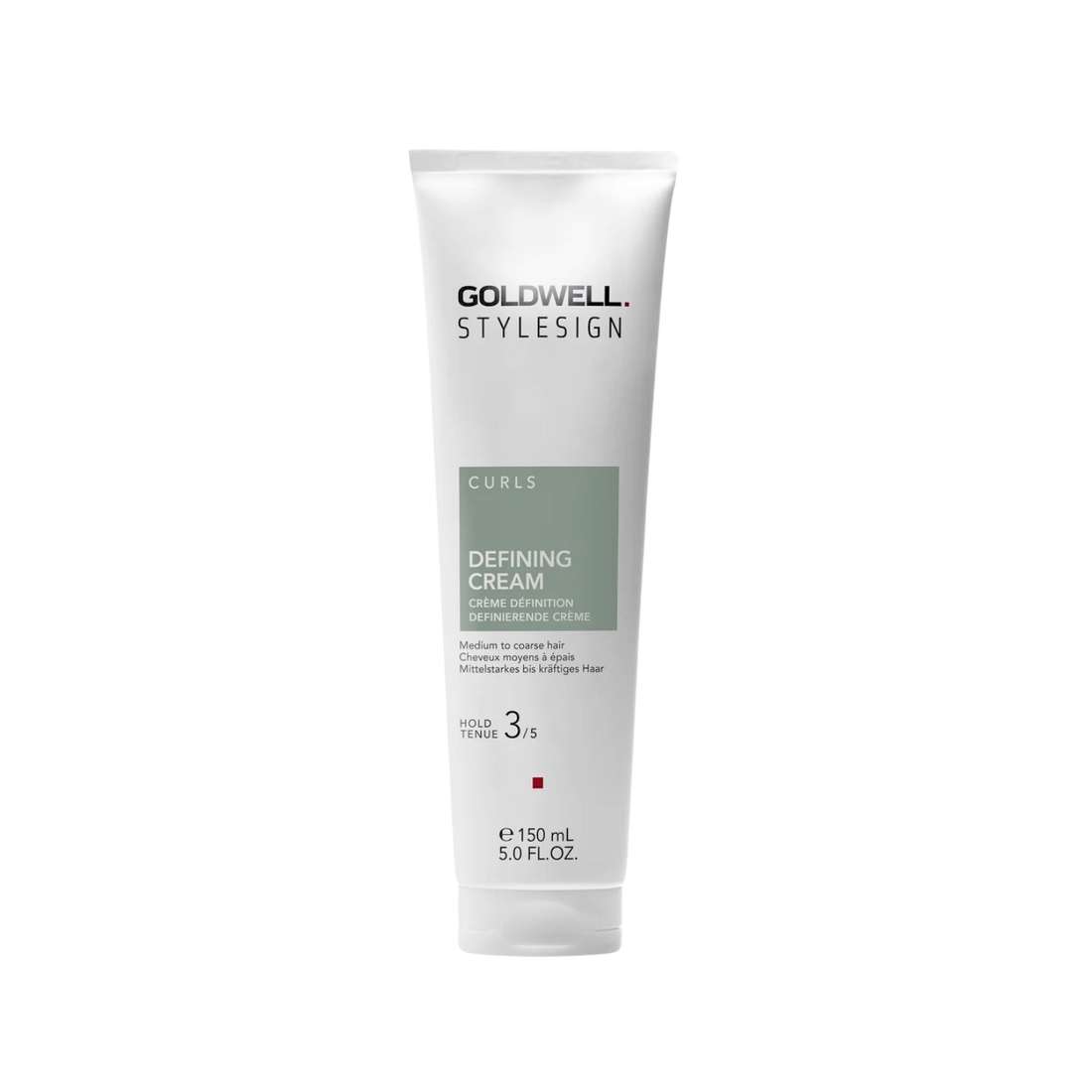 Tube ou pot de Goldwell StyleSign Curls Defining Cream – crème coiffante pour boucles et ondulations.