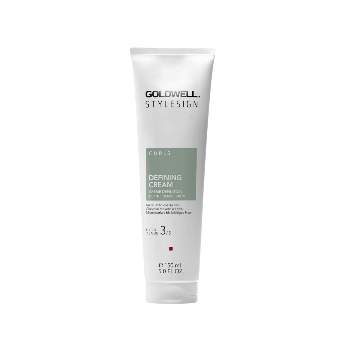 Tube ou pot de Goldwell StyleSign Curls Defining Cream – crème coiffante pour boucles et ondulations.