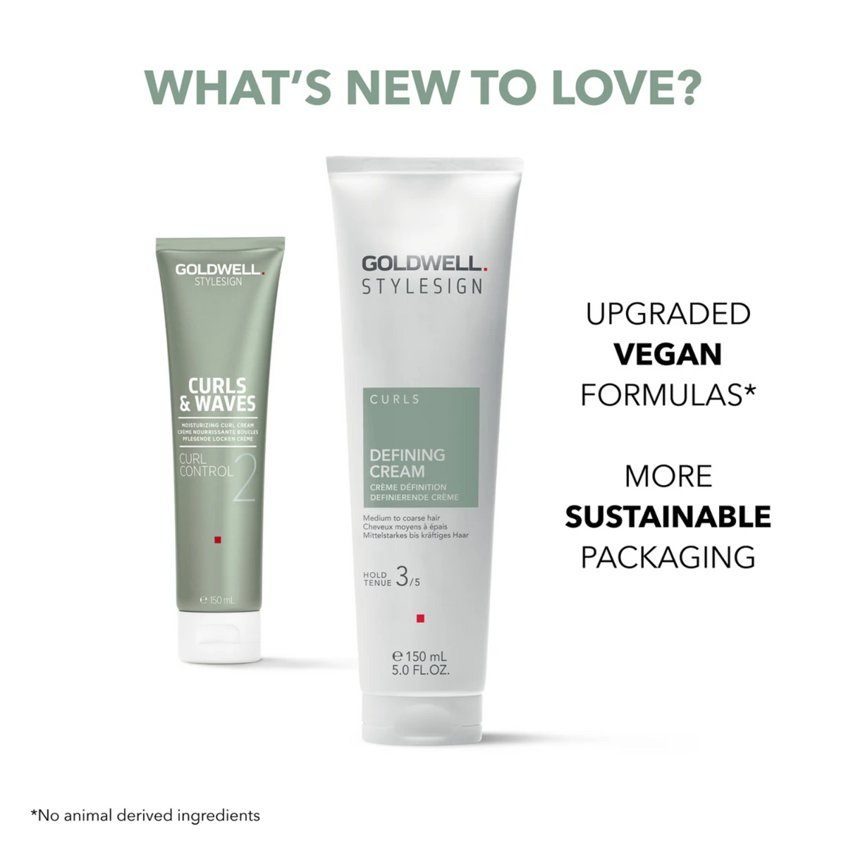 Tube ou pot de Goldwell StyleSign Curls Defining Cream – crème coiffante pour boucles et ondulations.
