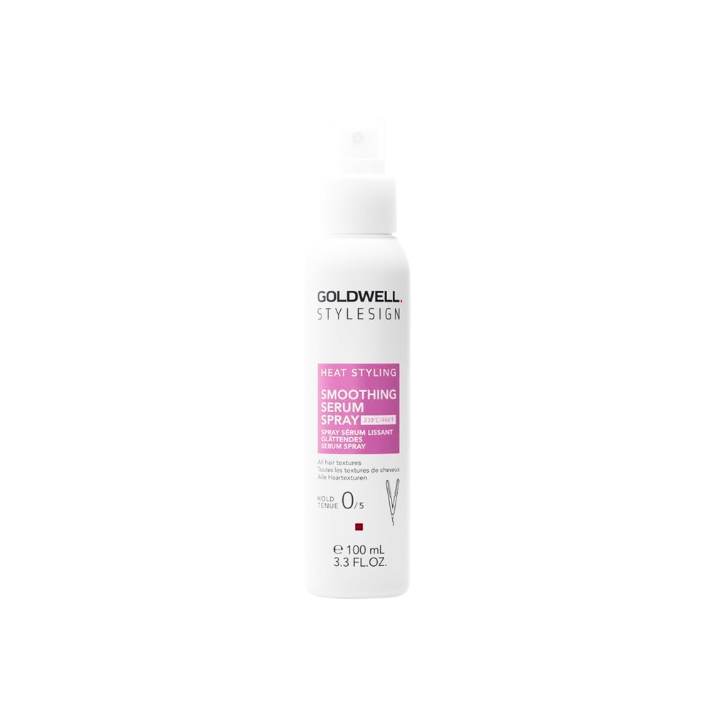 Flacon Spray Sérum Lissant Goldwell StyleSign 100 ml sur fond clair