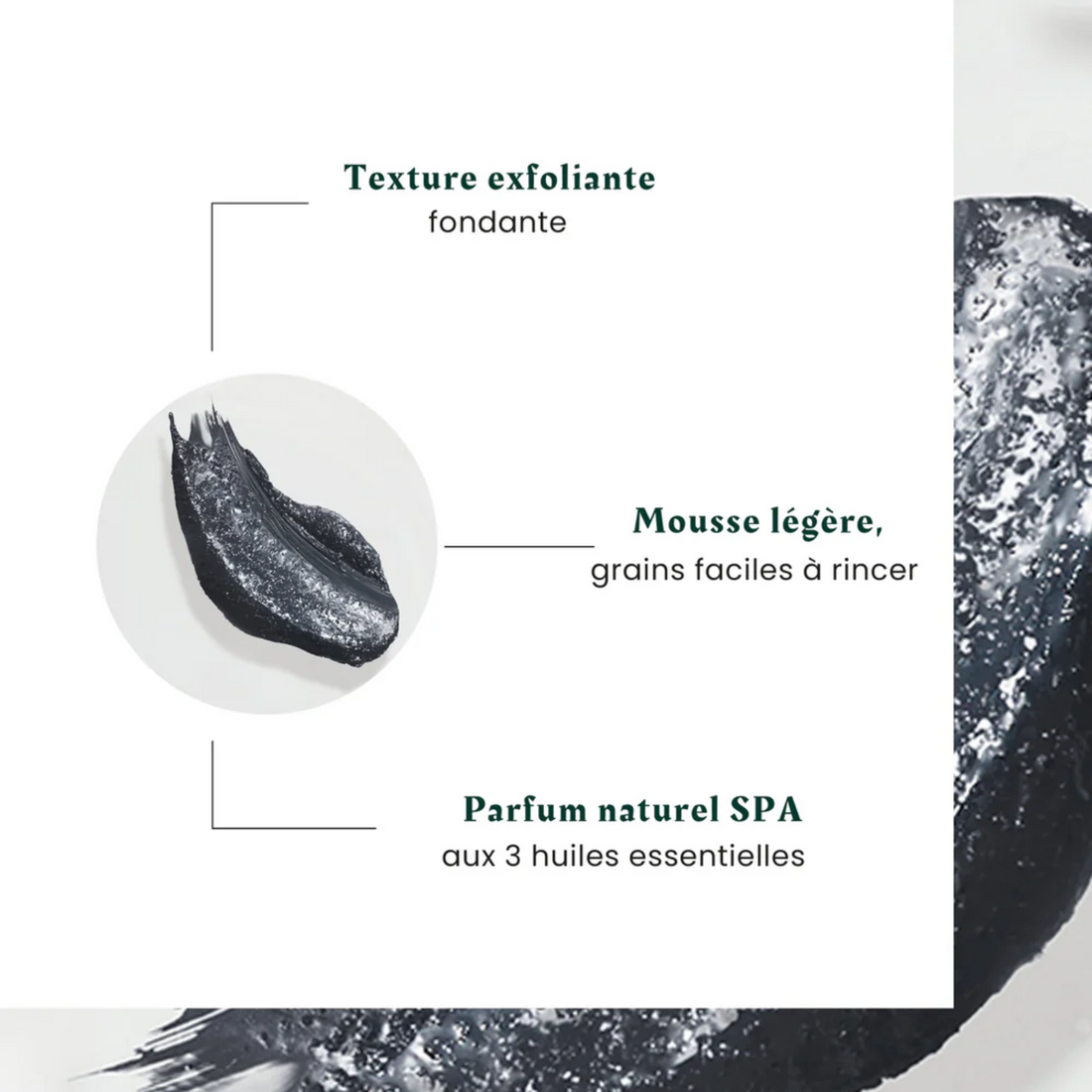 Flacon Head Spa Gommage purifiant détox René Furterer 150 ml, exfoliant cuir chevelu, aloe vera, sel marin, charbon

