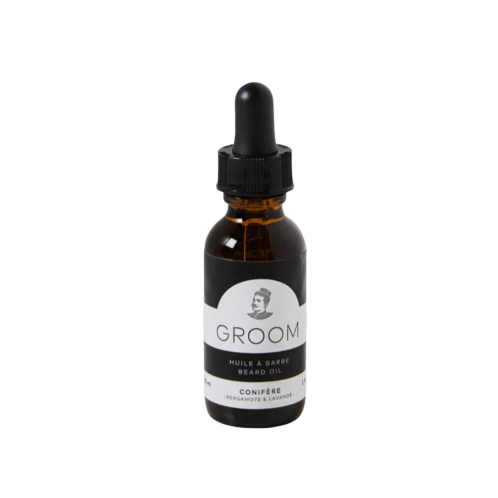 Flacon pipette d’huile à barbe Citrus Groom, format 30 ml – huile végétale, douceur & parfum d’agrumes

