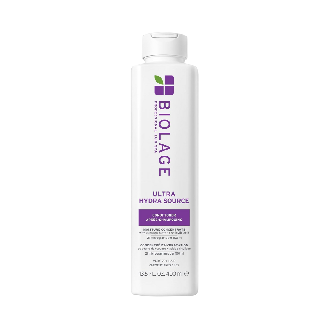 Pot de Matrix Biolage HydraSource Conditioning Balm, soin riche hydratant pour cheveux secs, aloe vera, vegan.