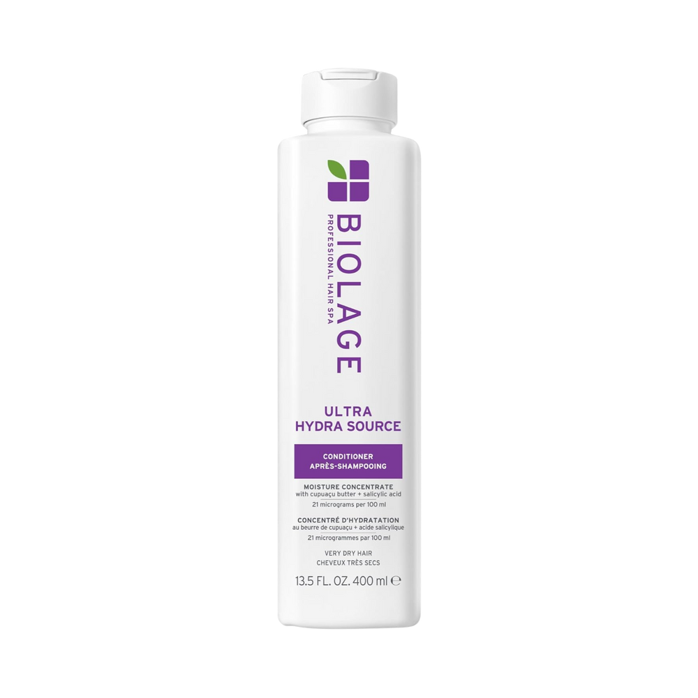 Pot de Matrix Biolage HydraSource Conditioning Balm, soin riche hydratant pour cheveux secs, aloe vera, vegan.