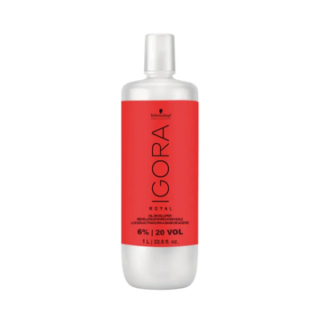 Flacon Schwarzkopf IGORA Royal 20 Vol 6 % — révélateur peroxyde professionnel pour coloration cheveux