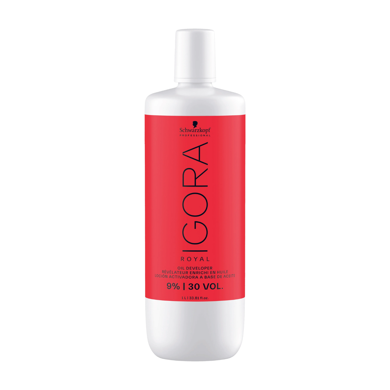 Flacon 1 L Schwarzkopf IGORA Royal 30 Vol 9% – révélateur peroxyde pour coloration et éclaircissement cheveux