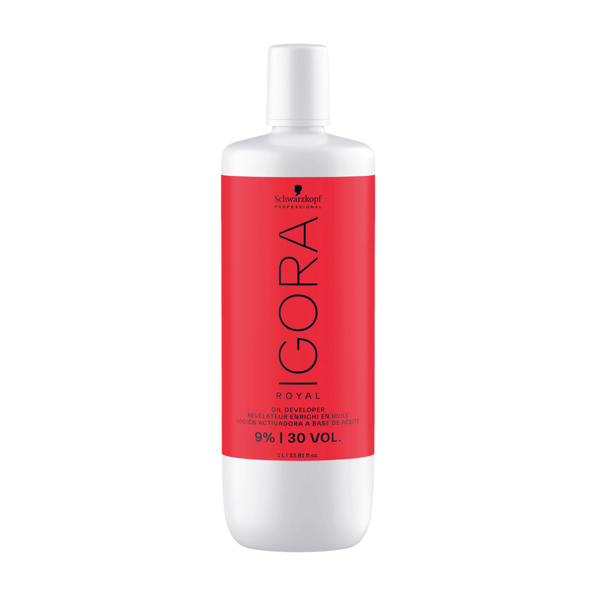 Flacon 1 L Schwarzkopf IGORA Royal 30 Vol 9% – révélateur peroxyde pour coloration et éclaircissement cheveux