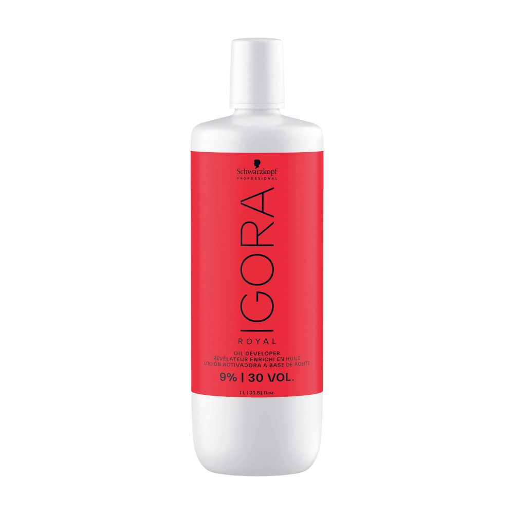 Flacon 1 L Schwarzkopf IGORA Royal 30 Vol 9% – révélateur peroxyde pour coloration et éclaircissement cheveux