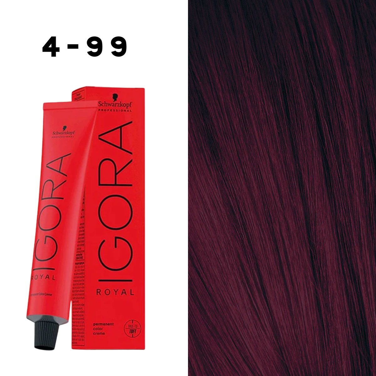 “Tube de coloration Schwarzkopf IGORA Royal — gamme complète de 120+ teintes”