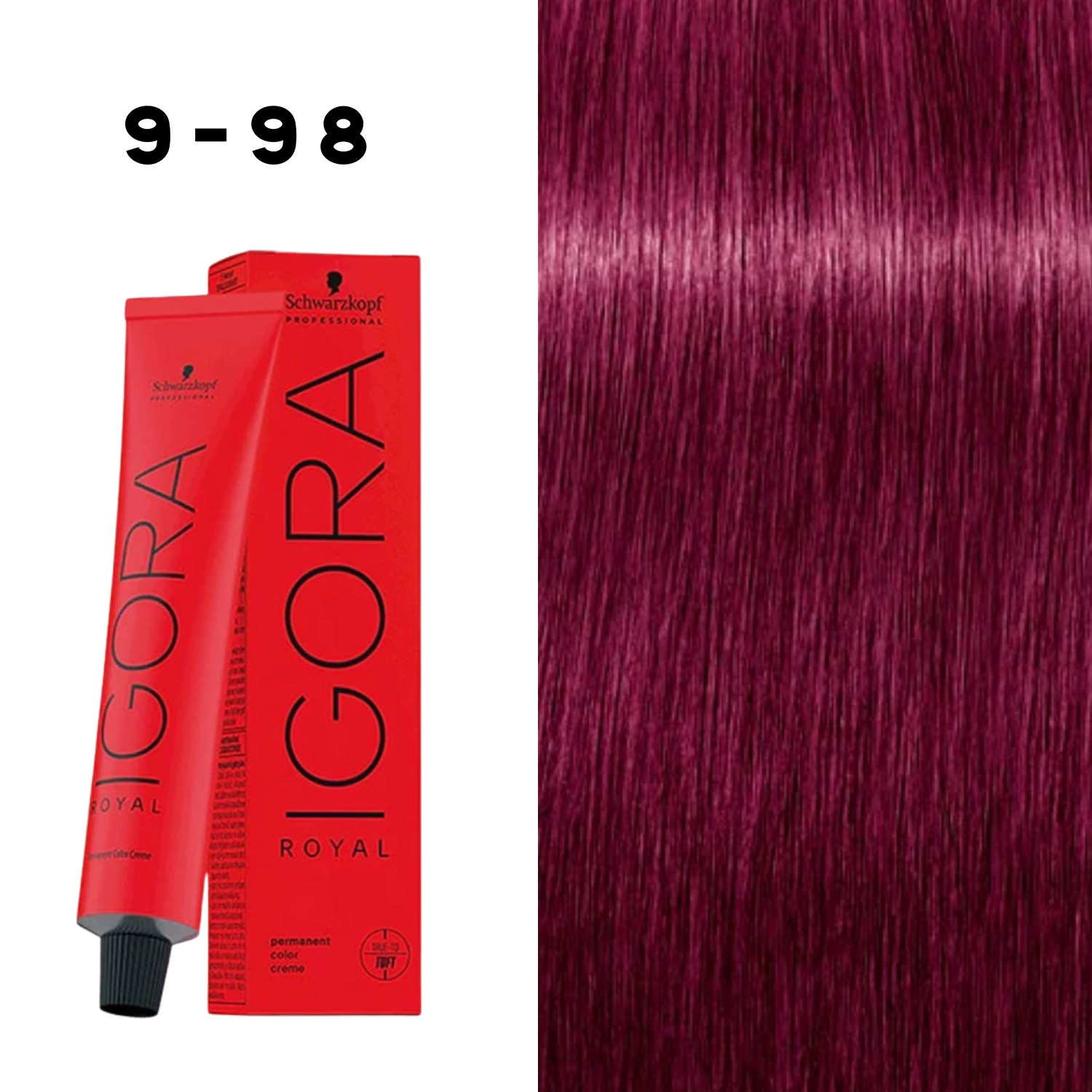 “Tube de coloration Schwarzkopf IGORA Royal — gamme complète de 120+ teintes”