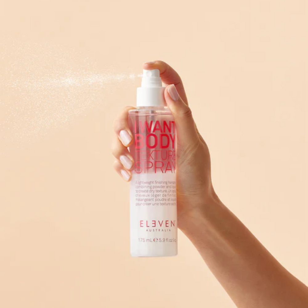 Flacon ELEVEN I Want Body Texture Spray – spray texture léger & volume cheveux fins