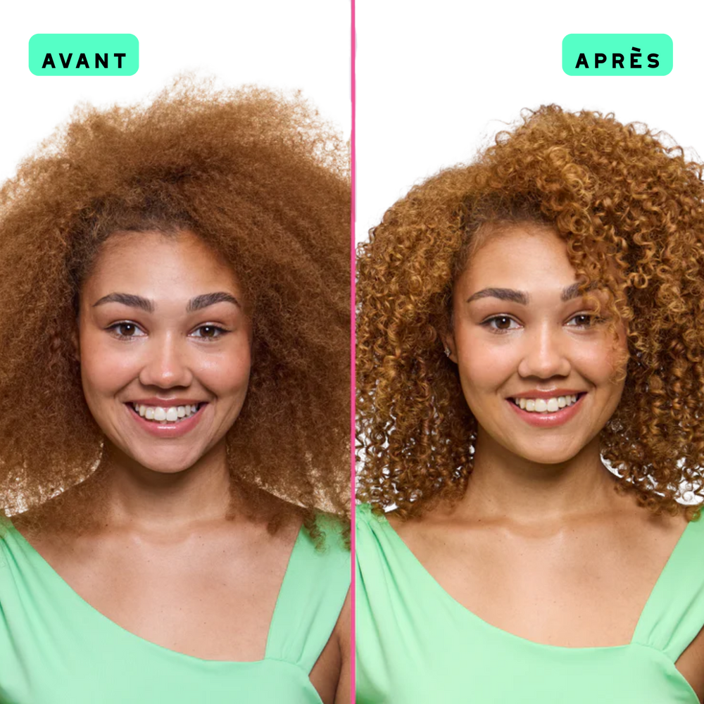 Pot élégant noir et doré du masque leave‑in molecular repair 50 ml K18, soin capillaire réparateur sans rinçage.

