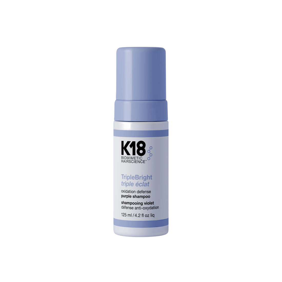 K18 TripleBright shampooing violet anti reflets jaunes