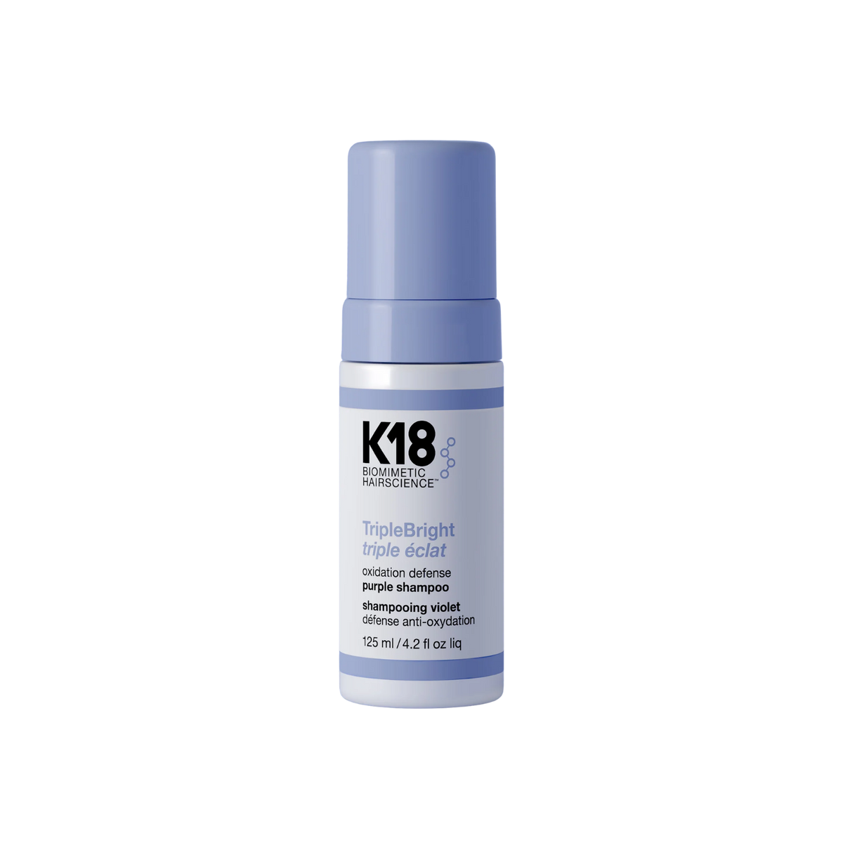 K18 TripleBright shampooing violet anti reflets jaunes