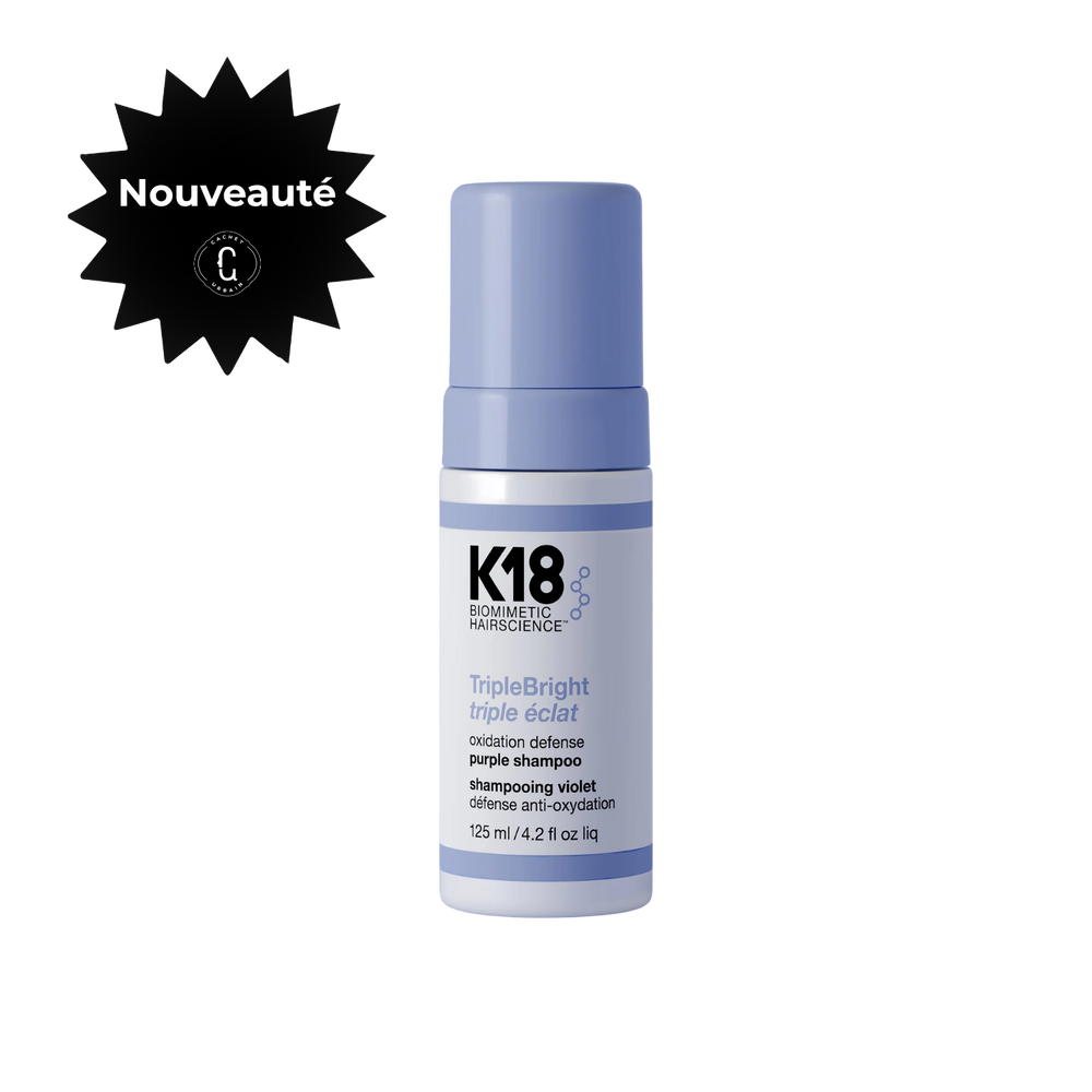 K18 TripleBright shampooing violet anti reflets jaunes