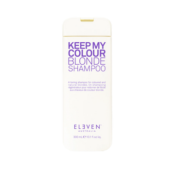 Keep My Colour Blonde Shampoo d’Eleven Australia – Flacon 300 ml, shampooing tonifiant pour cheveux blonds et méchés
