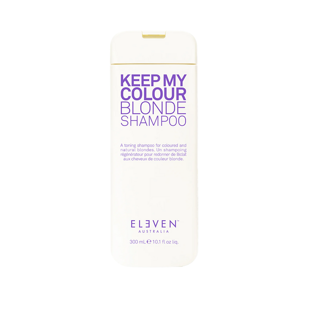 Keep My Colour Blonde Shampoo d’Eleven Australia – Flacon 300 ml, shampooing tonifiant pour cheveux blonds et méchés