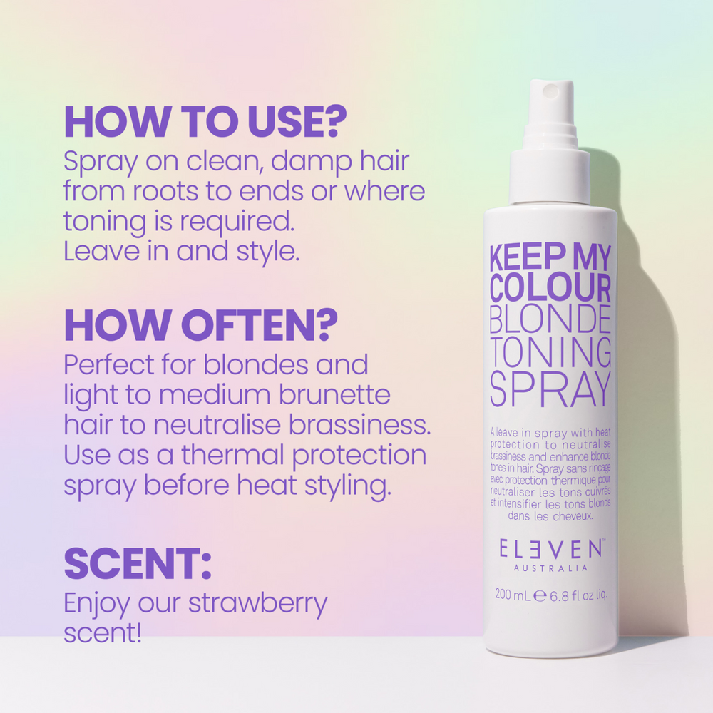 Spray tonifiant Keep My Colour Blonde – Eleven Australia – 200 ml