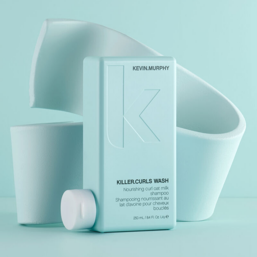 “Kevin Murphy KILLER.CURLS WASH 250 ml – shampooing nourrissant pour cheveux bouclés à base de lait d’avoine”