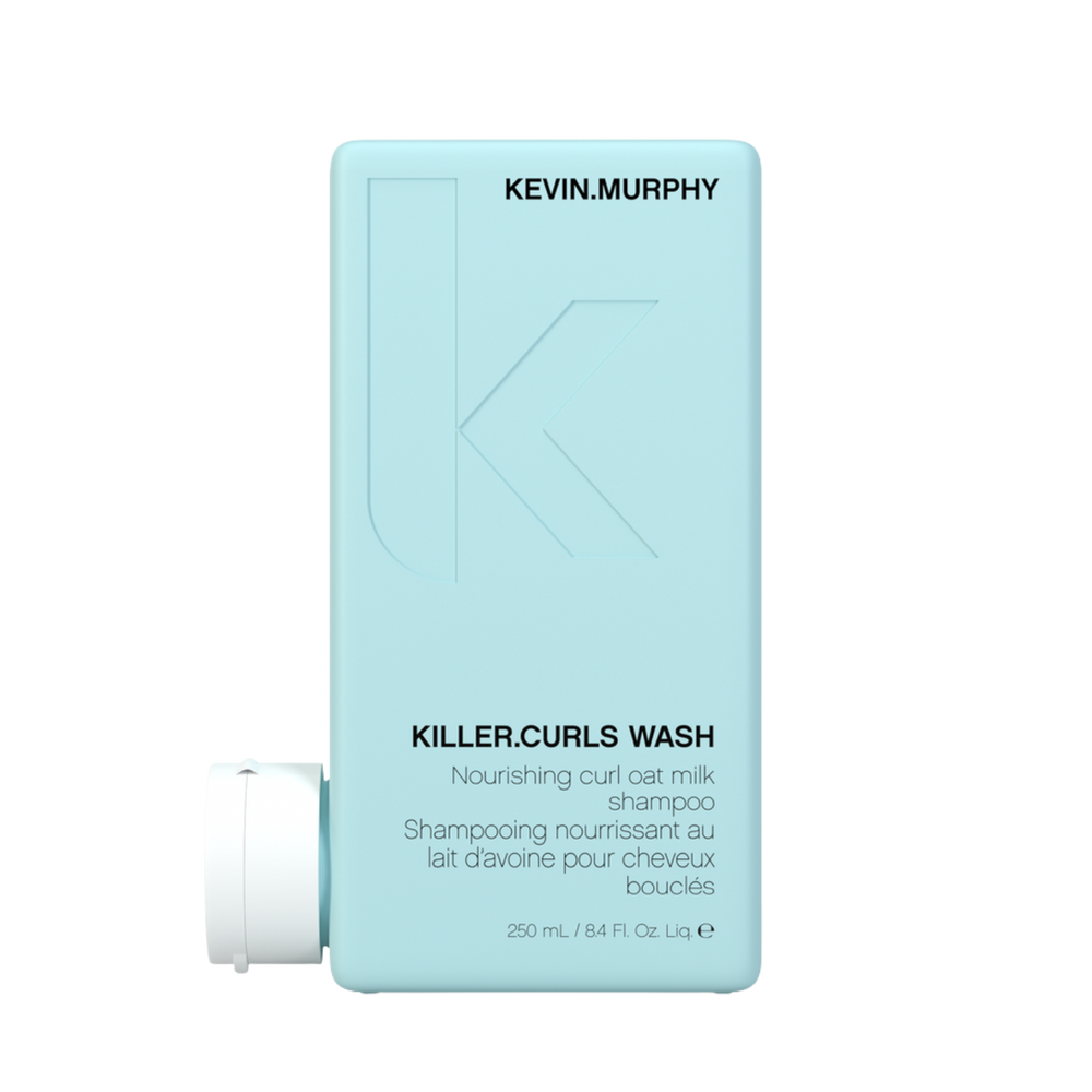 “Kevin Murphy KILLER.CURLS WASH 250 ml – shampooing nourrissant pour cheveux bouclés à base de lait d’avoine”