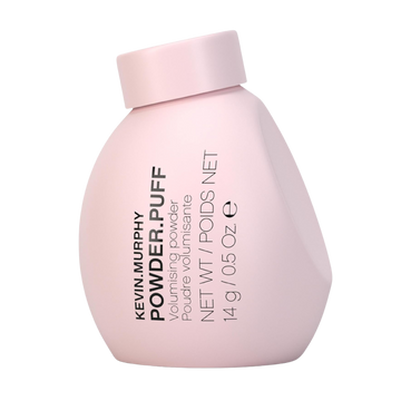 Pot de poudre volumisante Kevin Murphy POWDER.PUFF posé sur fond clair