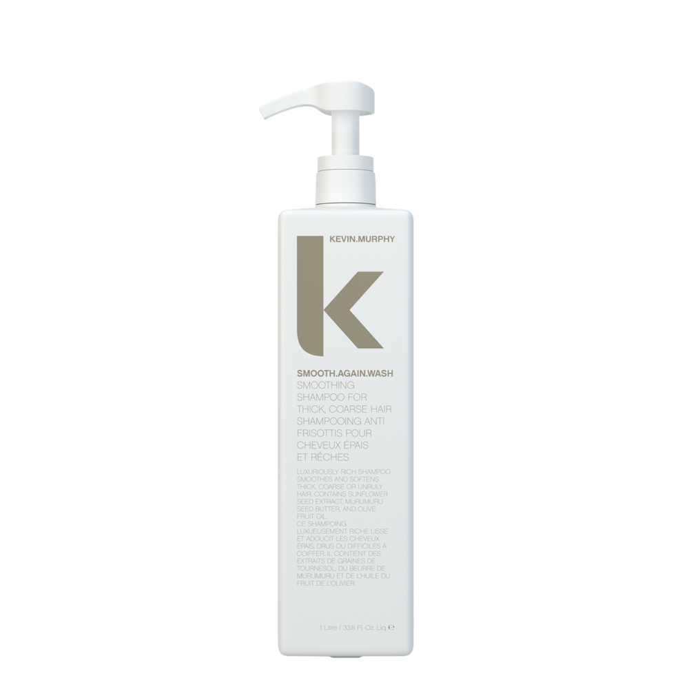 “Kevin Murphy SMOOTH.AGAIN.WASH 1000 ml – Shampooing lissant grand format pour cheveux épais”