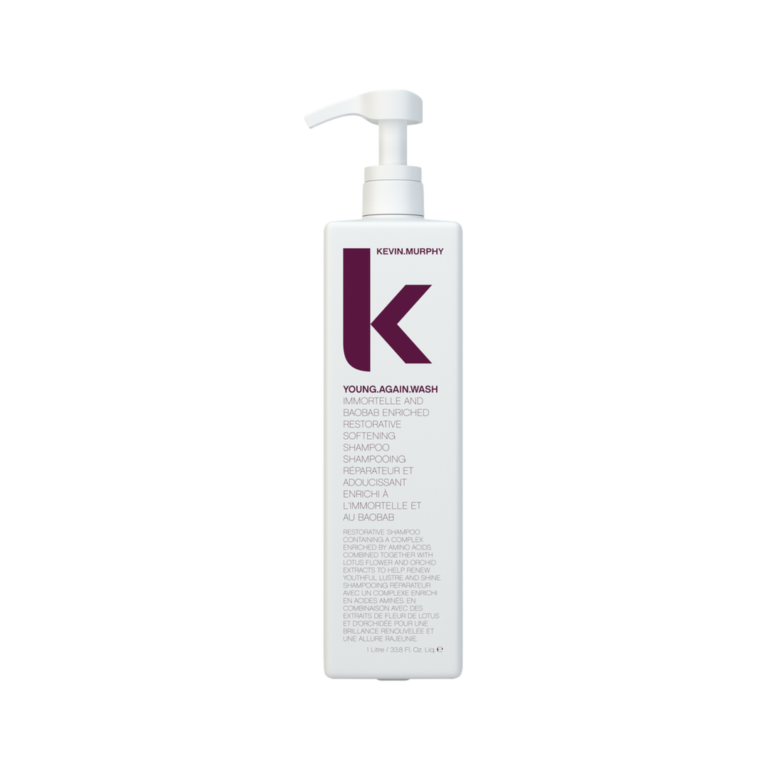 “Kevin Murphy YOUNG.AGAIN.WASH 250 ml – shampooing régénérant anti‑âge pour cheveux abîmés”