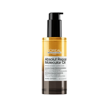 Flacon L’Oréal Professionnel Absolut Repair Molecular Bi-Phase Oil 90 ml – huile réparatrice cheveux abîmés