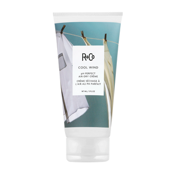 Tube de Cool Wind Air Dry Crème R+Co, crème coiffante sans chaleur pour cheveux souples et hydratés