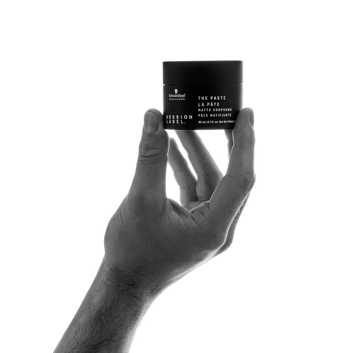 Pot de La Pâte Session Label Schwarzkopf, coiffant fini mat 65 ml