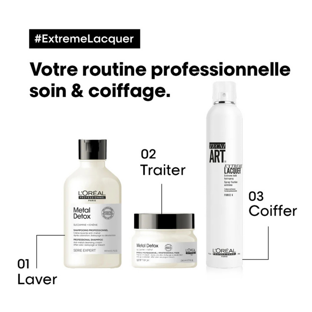 Laque Tenue Extra-Forte Extreme Lacquer L'Oréal Professionnel 289 g – Fixatif professionnel
