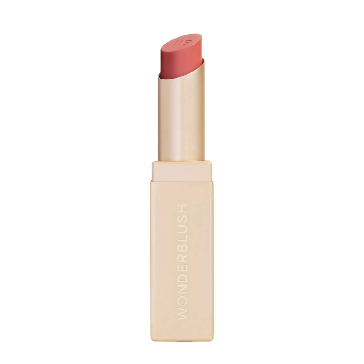 Tube du baume à lèvres teinté “Le Baume” de Wonderblush, design minimaliste

