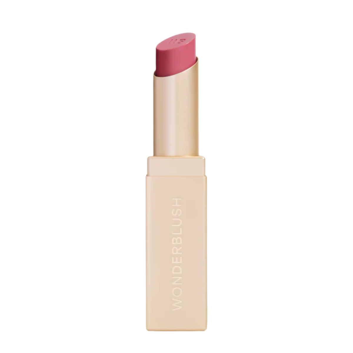 Tube du baume à lèvres teinté “Le Baume” de Wonderblush, design minimaliste

