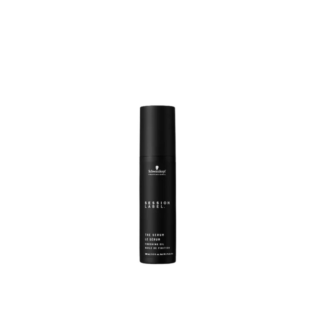 Flacon de Le Sérum Session Label – sérum professionnel vegan, fini brillant et cheveux lissés