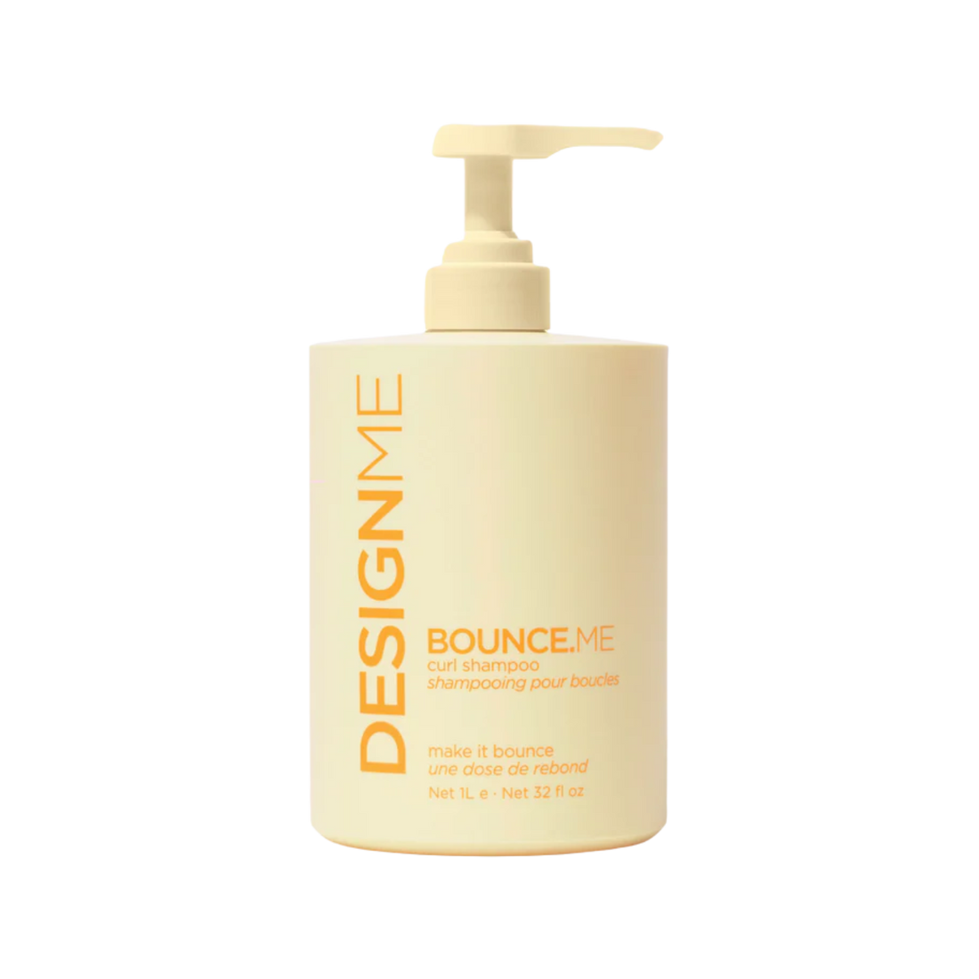 Flacon de shampooing Bounce.Me pour boucles, formule douce hydratante et anti‑frisottis

