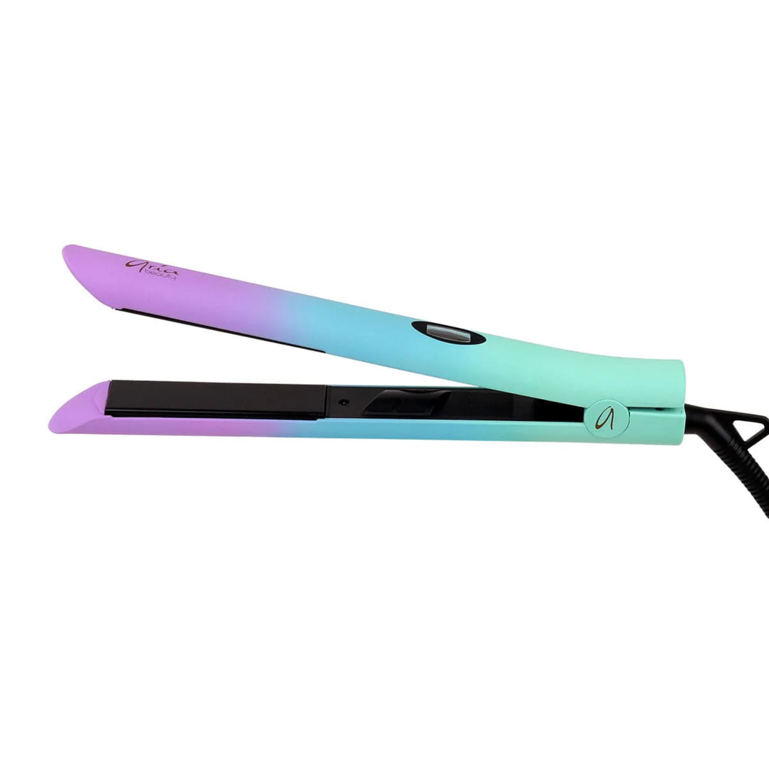 Lisseur numérique Ultra Sleek Ombre Aria Beauty – plaques céramique tourmaline 1 po, design ombré marbre