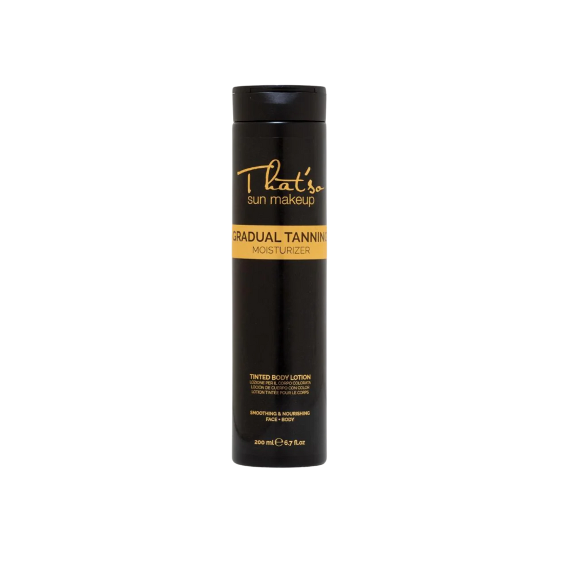 Lotion teintée graduelle hydratante That'so 200 ml pour hâle naturel peau douce et hydratée