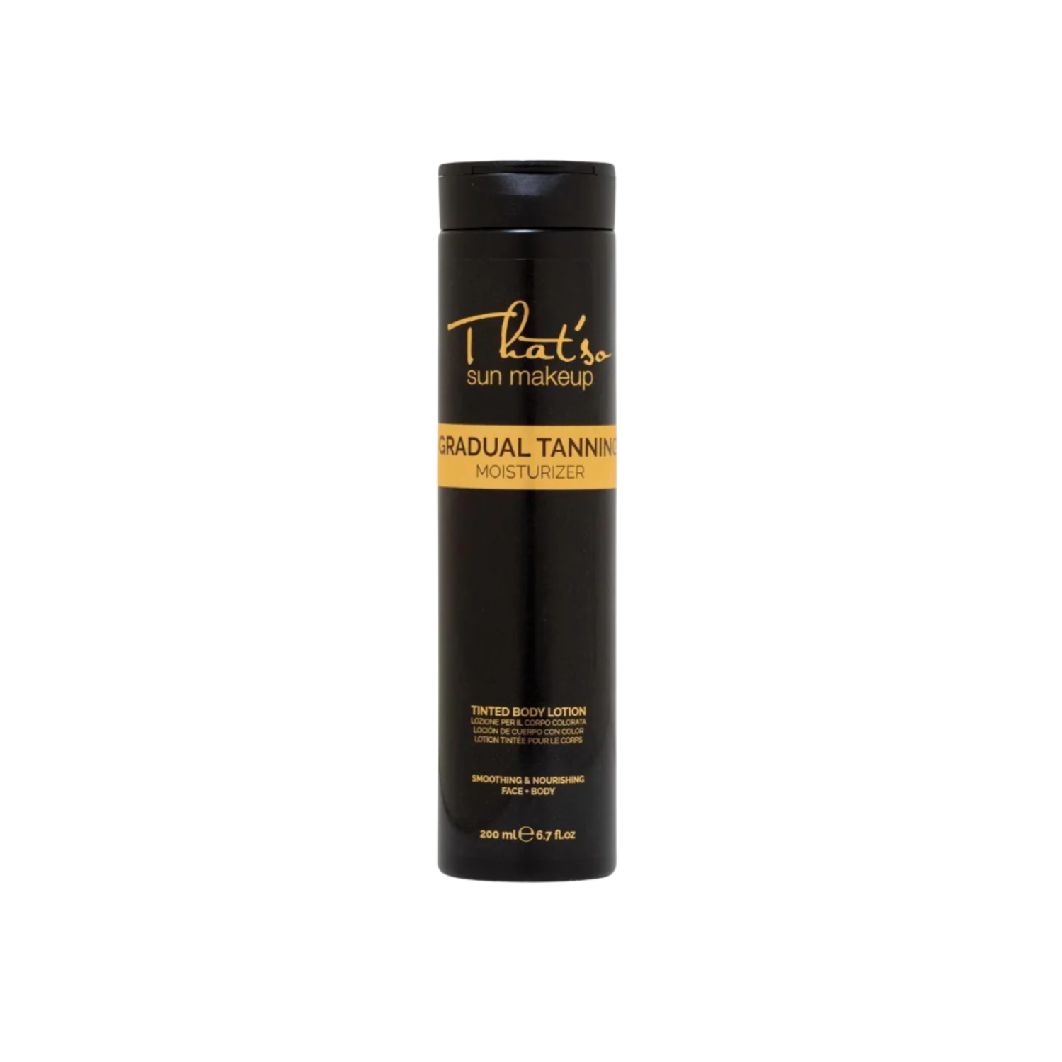 Lotion teintée graduelle hydratante That'so 200 ml pour hâle naturel peau douce et hydratée