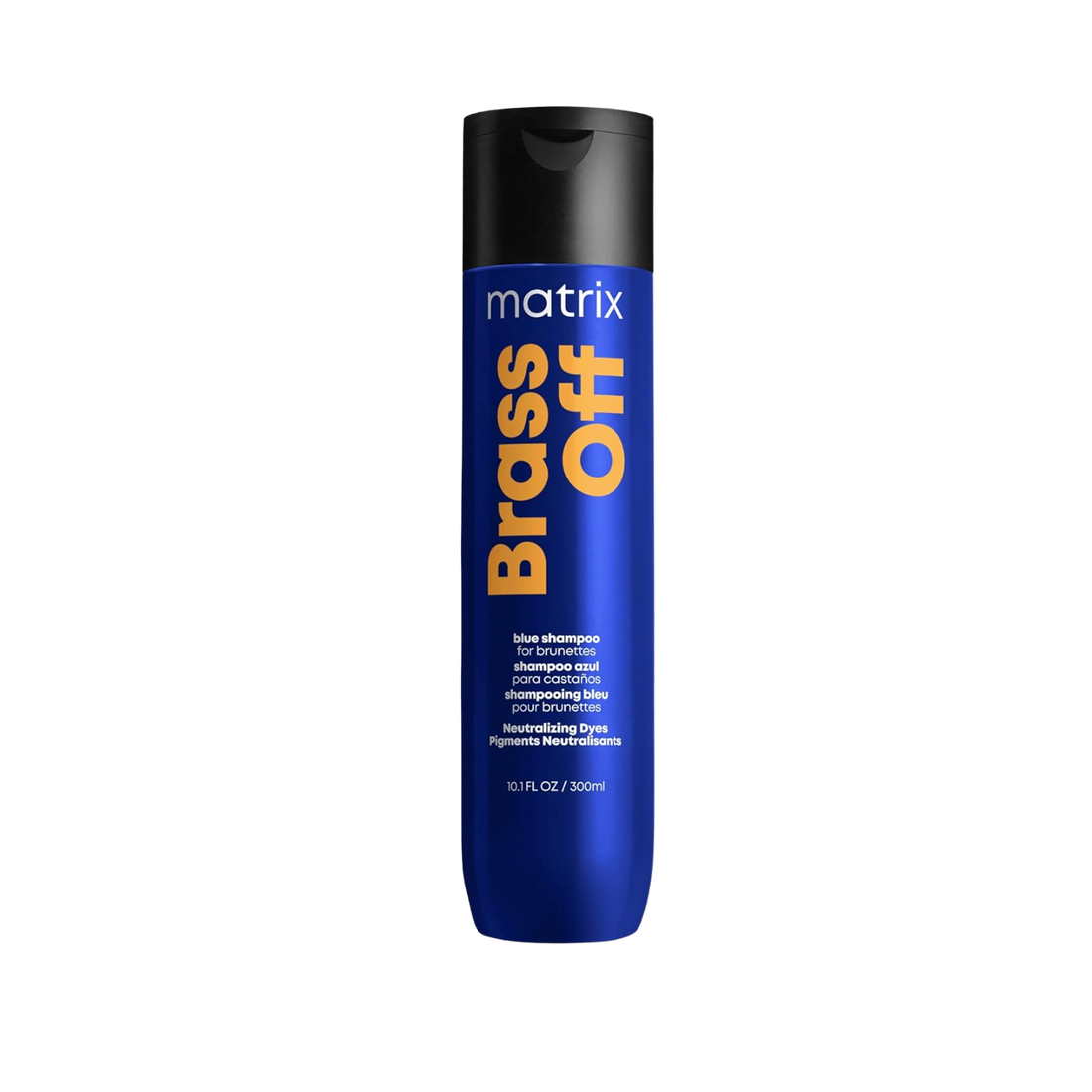 Bouteille de MATRIX Brass Off Depositing Shampoo pour cheveux blonds ou gris