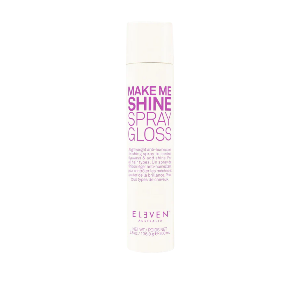 Flacon ELEVEN Make Me Shine Spray Gloss 200 ml — spray finition brillance naturel
