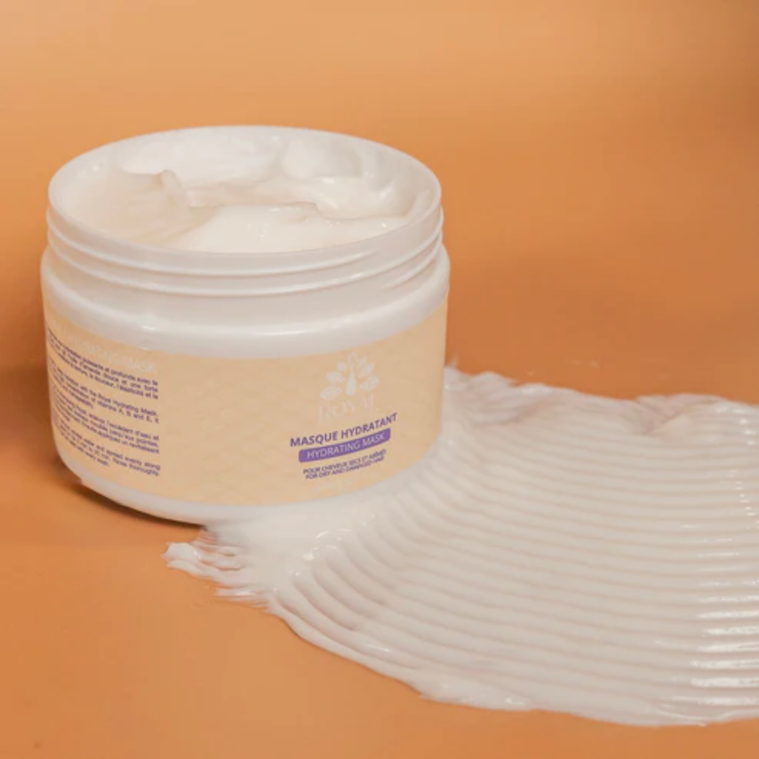 Texture masque hydratant cheveux secs et décolorés Royal Botox