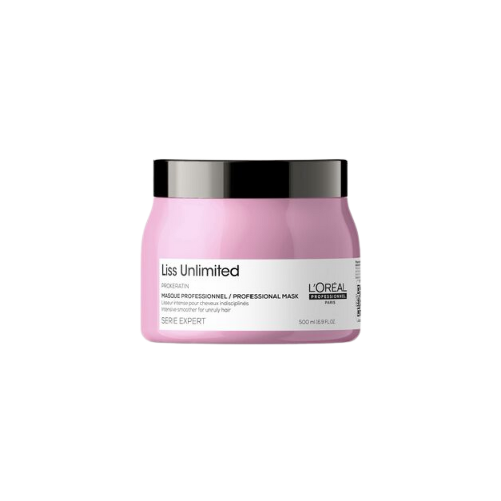 Masque Liss Unlimited L’Oréal Professionnel anti-frisottis cheveux lisses brillants pot 250ml professionnel