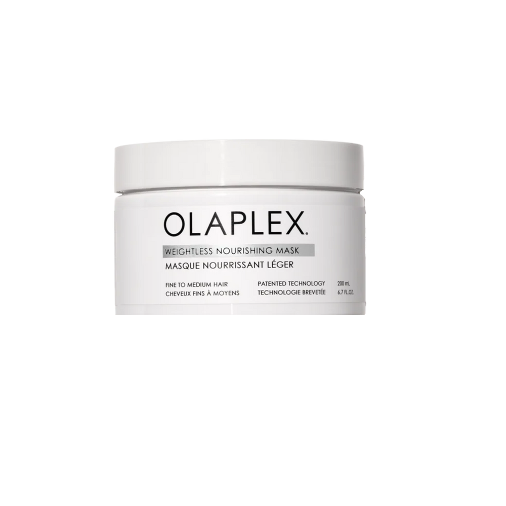 « Masque Nourrissant Léger OLAPLEX pot blanc – cheveux fins à moyens »