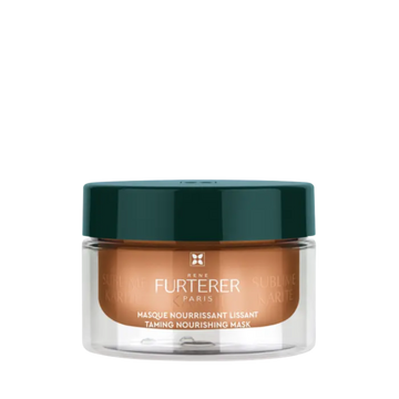 Pot de Masque Nourrissant Lissant Sublime Karité René Furterer, pour cheveux très secs, version nourrissante et lissante, 200 ml.


