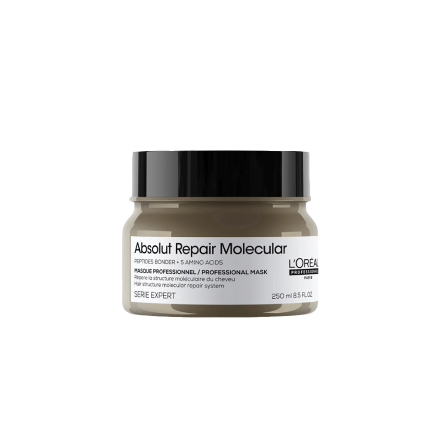 Masque Réparateur Moléculaire Absolut Repair L’Oréal Professionnel 250 ml sur fond blanc

