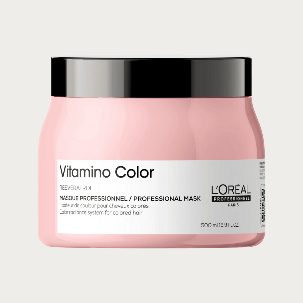 Masque Radiance Vitamino Color L'Oréal Professionnel 250 ml sur fond blanc
