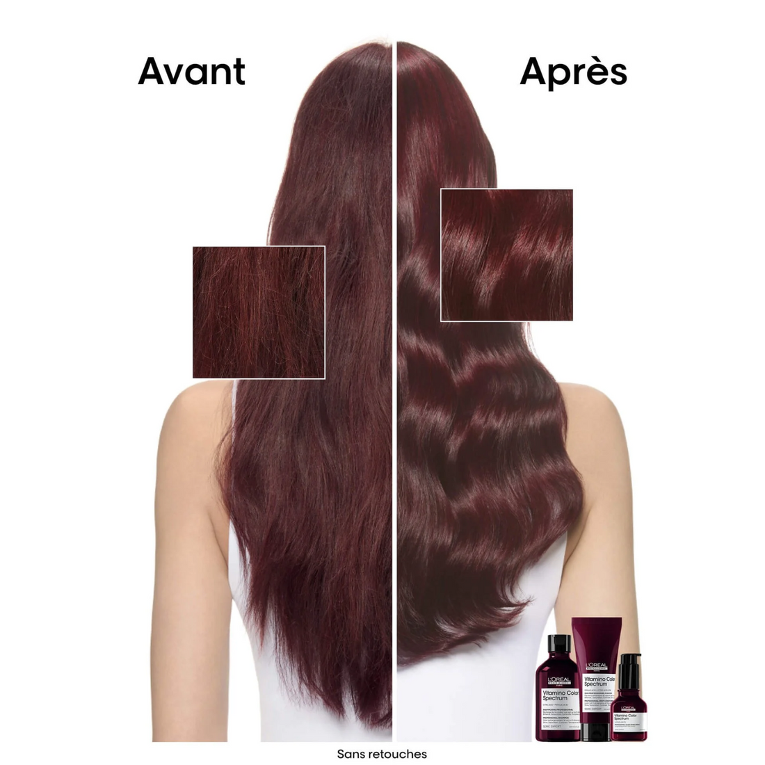 Pot du masque Vitamino Color Spectrum L’Oréal Professionnel, soin intensif pour cheveux colorés.

