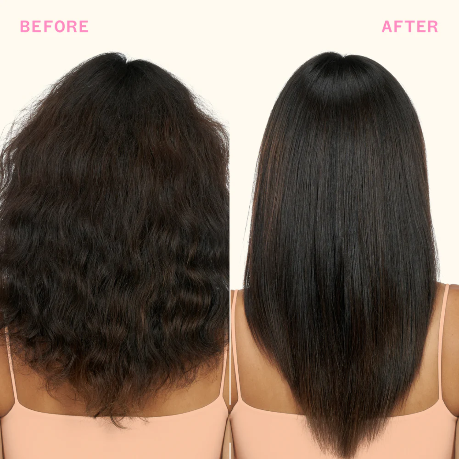 Masque anti-frisottis Smooth Over Frizz-Fighting Treatment Mask Amika – soin capillaire lissant cheveux doux et sans frisottis.