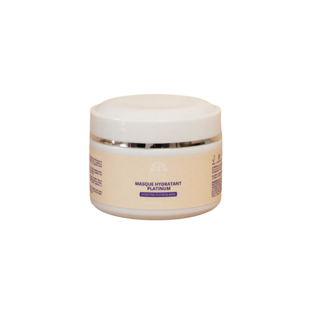 Masque hydratant Platinum Royal soin cheveux secs et abîmés